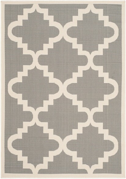 Safavieh Courtyard CY6017246 Anthracite and Beige