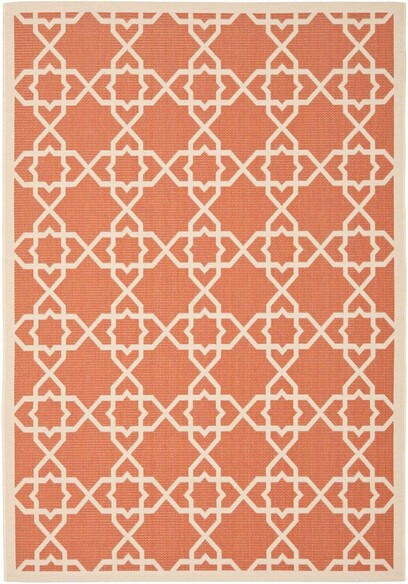 Safavieh Courtyard CY6032241 Terracotta and Beige