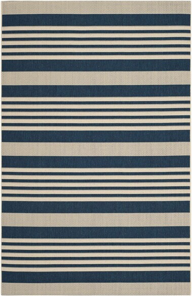 Safavieh Courtyard CY6062-268 Navy and Beige