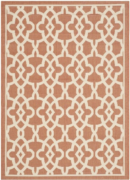 Safavieh Courtyard CY6071-241 Terracotta and Beige