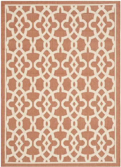 Safavieh Courtyard CY6071-241 Terracotta and Beige