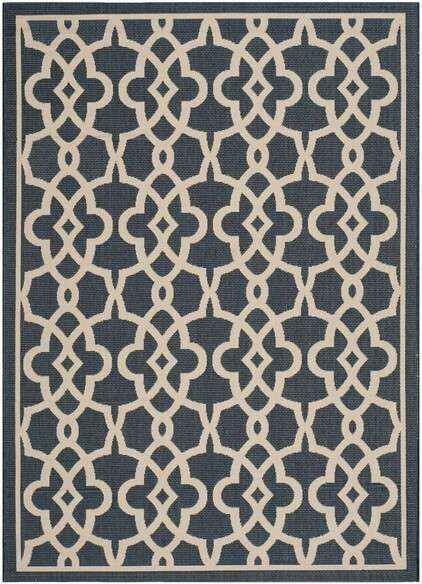 Safavieh Courtyard CY6071-268 Navy and Beige