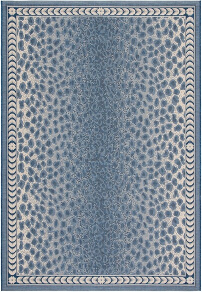 Safavieh Courtyard CY610025812 Navy and Beige