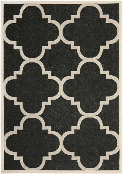 Safavieh Courtyard CY6243266 Black and Beige