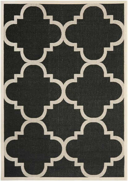 Safavieh Courtyard CY6243266 Black and Beige