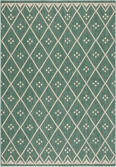 Safavieh Courtyard CY6303323 Dark Green and Beige