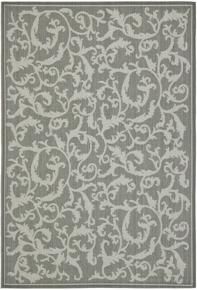 Safavieh Courtyard CY6533-87 Anthracite and Light Grey