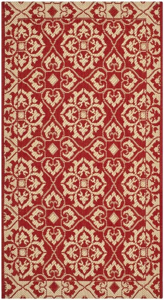 Safavieh Courtyard CY6550-28 Red and Creme