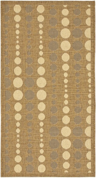 Safavieh Courtyard CY657729 Gold and Creme