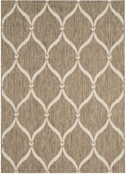 Safavieh Courtyard CY6654232 Brown and Beige