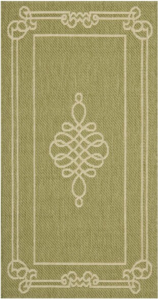 Safavieh Courtyard CY6788-24 Green and Creme