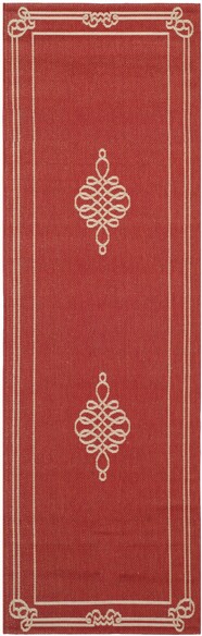 Safavieh Courtyard CY6788-28 Red and Creme