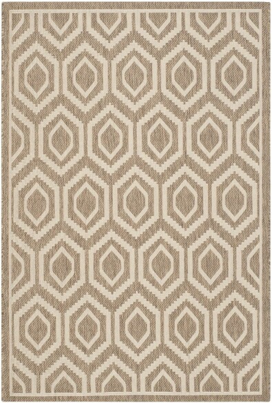 Safavieh Courtyard CY6902-242 Brown and Bone