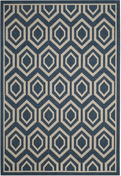 Safavieh Courtyard CY6902-268 Navy and Beige