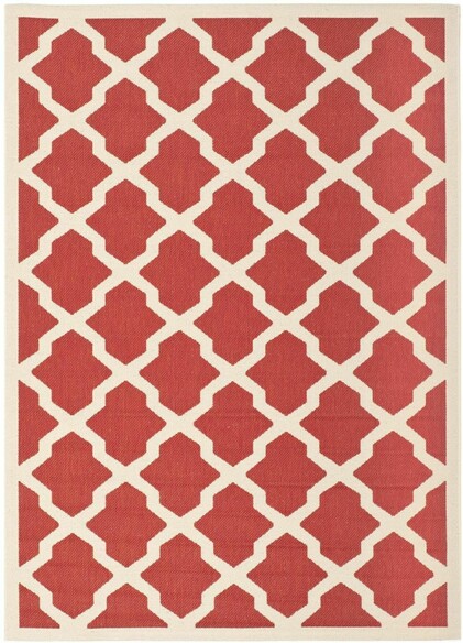 Safavieh Courtyard CY6903-248 Red and Bone