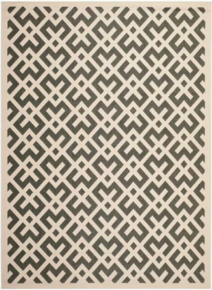 Safavieh Courtyard CY6915216 Black and Beige