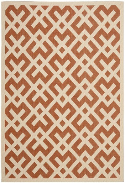 Safavieh Courtyard CY6915-231 Terracotta and Bone