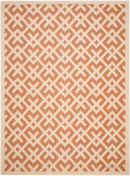 Safavieh Courtyard CY6915231 Terracotta and Bone