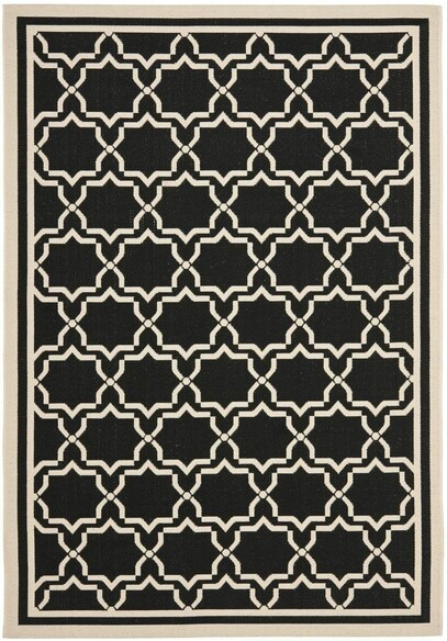 Safavieh Courtyard CY6916-226 Black and Beige
