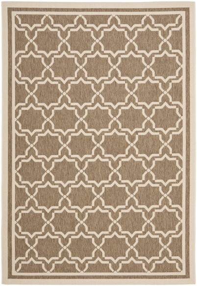 Safavieh Courtyard CY6916-242 Brown and Bone