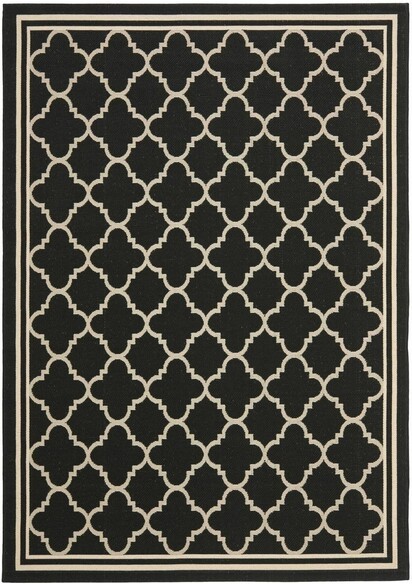 Safavieh Courtyard CY6918-226 Black and Beige