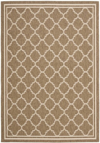 Safavieh Courtyard CY6918-242 Brown and Bone