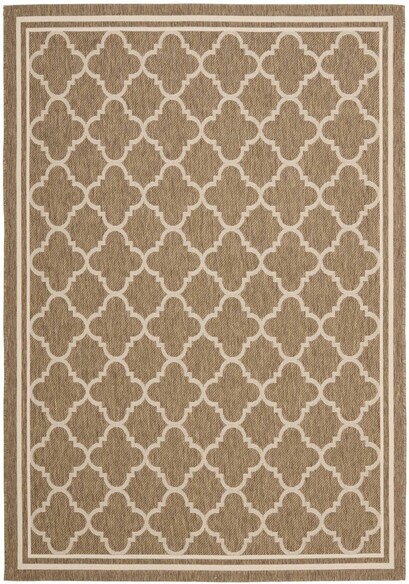 Safavieh Courtyard CY6918242 Brown and Bone