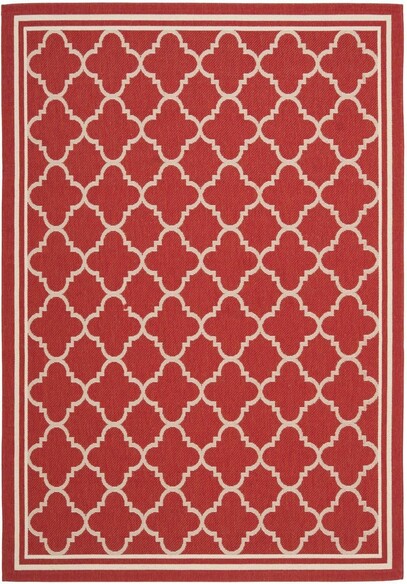 Safavieh Courtyard CY6918-248 Red and Bone