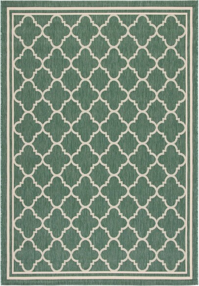 Safavieh Courtyard CY6918322 Dark Green and Beige