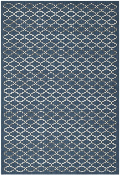 Safavieh Courtyard CY6919-268 Navy and Beige