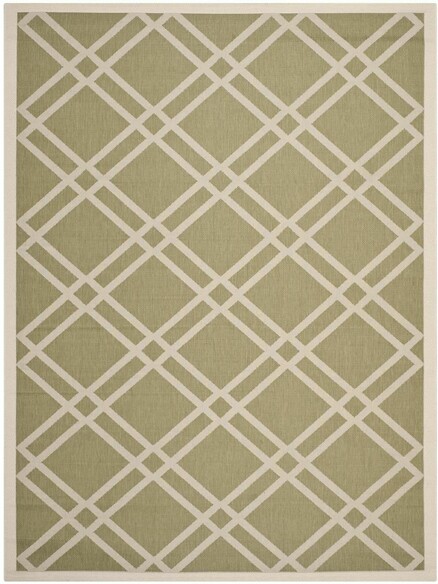 Safavieh Courtyard CY6923244 Green and Beige