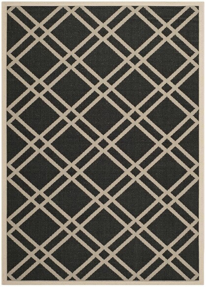 Safavieh Courtyard CY6923-266 Black and Beige