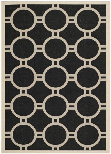 Safavieh Courtyard CY6924-266 Black and Beige