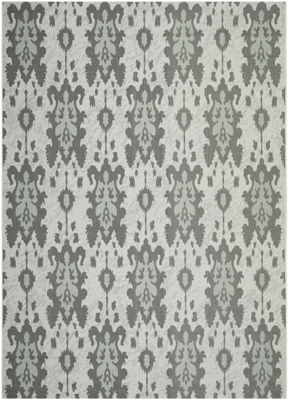 Safavieh Courtyard CY727678A18 Ltgy Anthracite and Aqua Weft