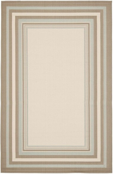 Safavieh Courtyard CY789679A18 Beige and Blue