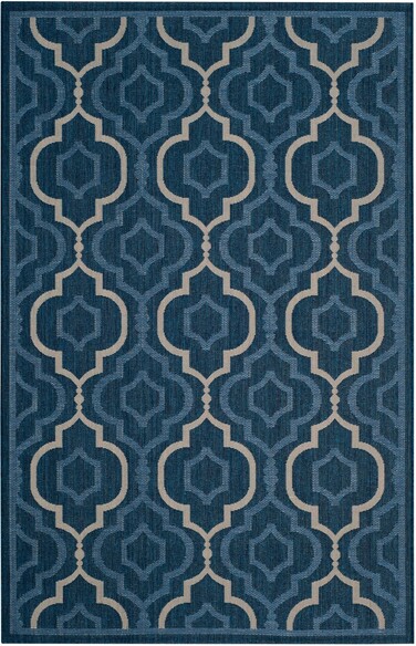 Safavieh Courtyard CY793825821 Navy and Beige