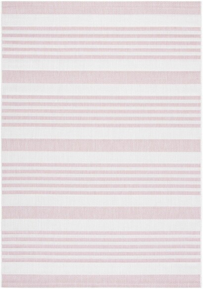 Safavieh Courtyard CY806256212 Ivory and Soft Pink