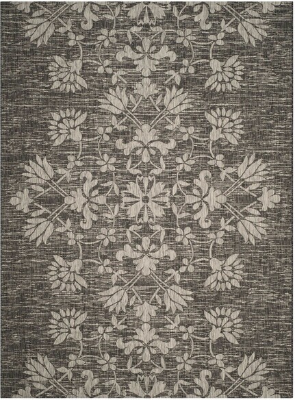 Safavieh Courtyard CY806437621 Black and Light Grey