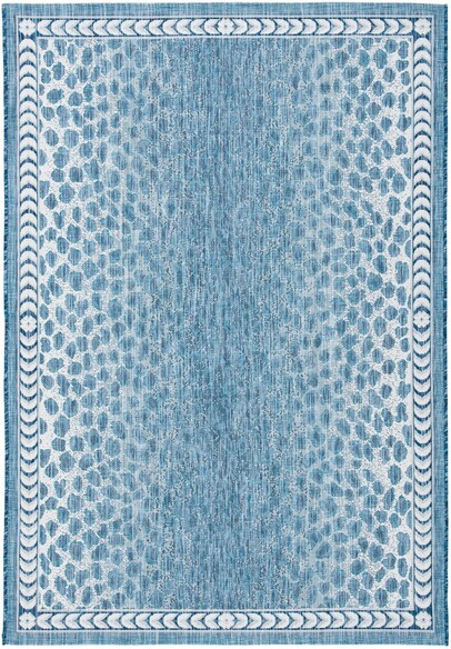 Safavieh Courtyard CY810053412 Blue and Ivory