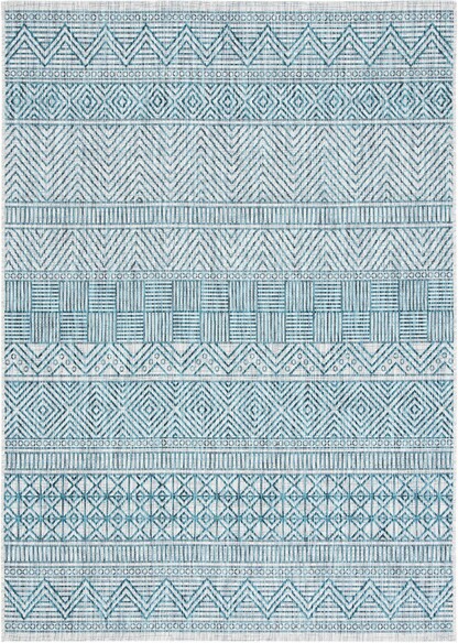 Safavieh Courtyard CY819637212 Grey and Teal