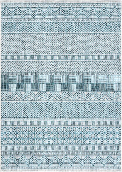 Safavieh Courtyard CY819637212 Grey and Teal