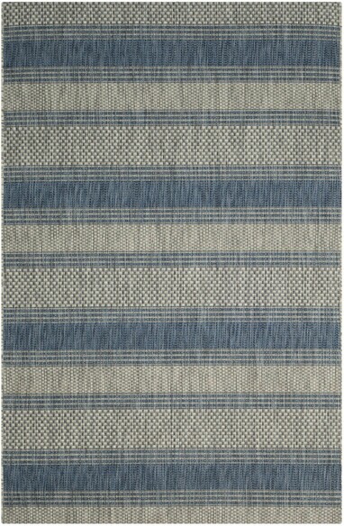 Safavieh Courtyard CY846436812 Grey and Navy