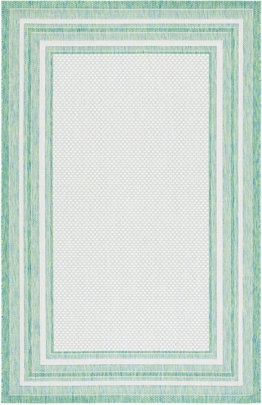 Safavieh Courtyard CY847555712 Ivory and Green