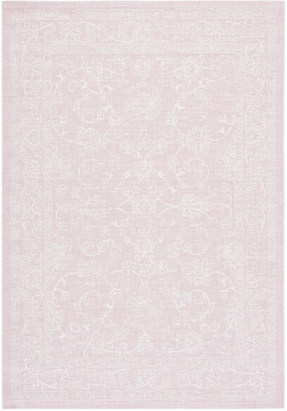 Safavieh Courtyard CY868056221 Soft Pink and Ivory