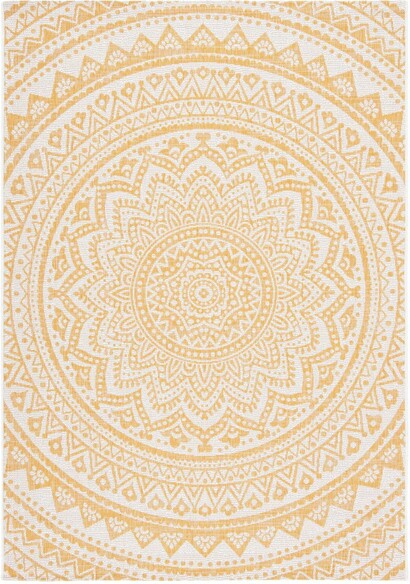 Safavieh Courtyard CY873456012 Ivory and Gold