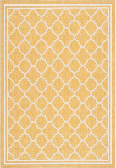 Safavieh Courtyard CY891856021 Gold and Beige
