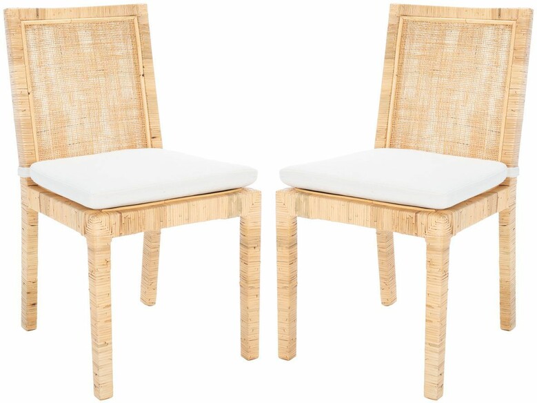 TOJO CANE DINING CHAIR W/ CUSH