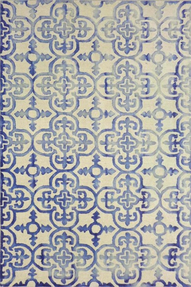 Safavieh Dip Dye DDY711A Ivory and Blue