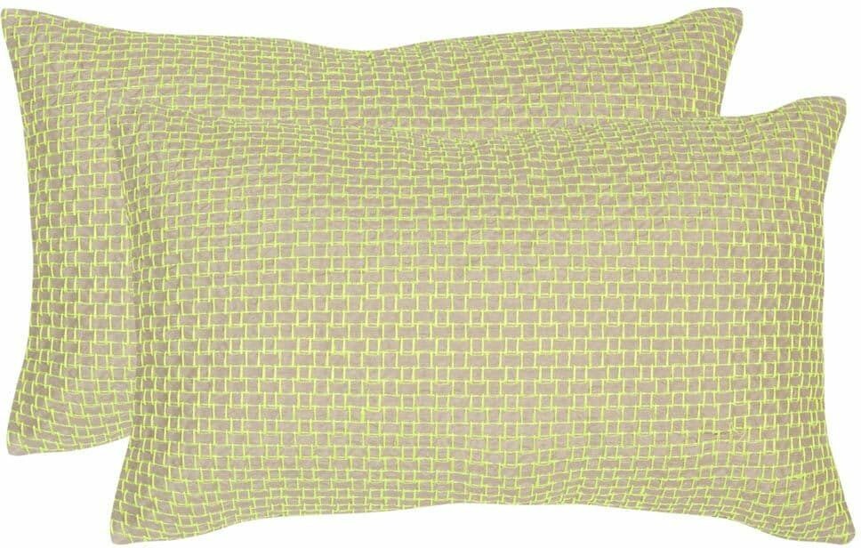 BOX STITCH PILLOW