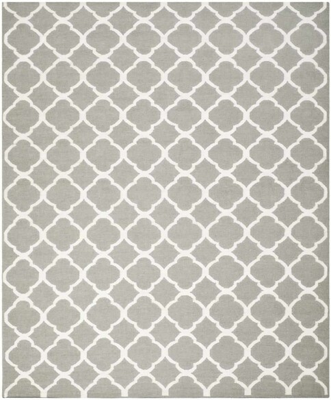 Safavieh Dhurries DHU627B Grey and Ivory